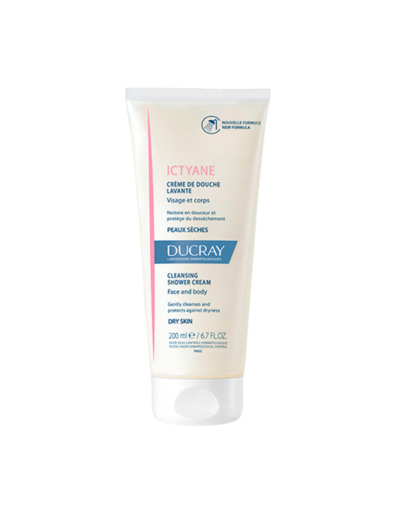 Creme de douche Lavante 200ml Ictyane Peaux Seches Visage et corps Ducray