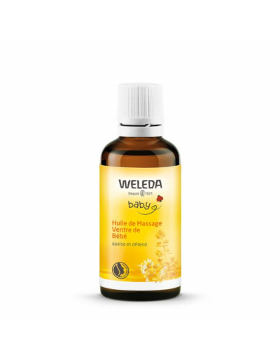 Huile De Massage Ventre De Bebe Peaux Delicates Bebe 50ml Weleda