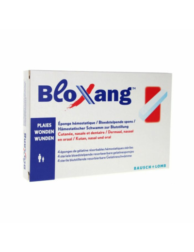 Bloxang Eponge Hémostatique x4 Bausch&Lomb