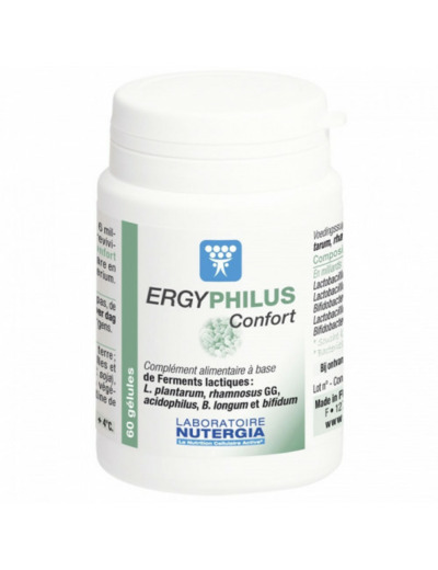 Microbiote Confort 60 Gélules Ergyphilus Nutergia