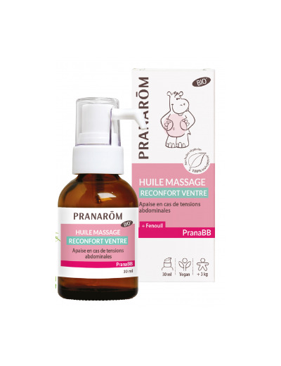 Pranarôm PranaBB Bio Huile Massage Reconfort Ventre 30 ml