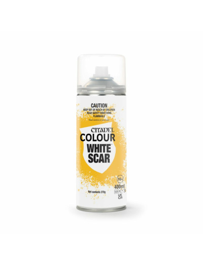 WHITE SCAR SPRAY PAINT