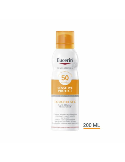 Sensitive Protect Brume Transparente Spf50 200ml Sun Protection Peaux Sensibles Eucerin