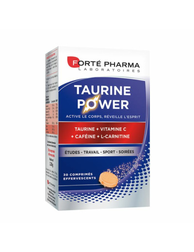 Taurine Power 30 Comprimes Effervescents Forté Pharma