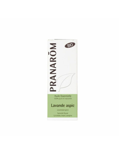 Huile Essentielle Lavande Aspic Bio 10 ml Les Huiles Essentielles Pranarôm