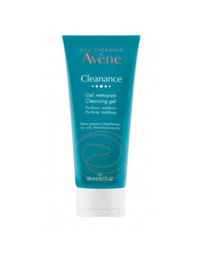 Gel nettoyant purifiant et matifiant 200ml Cleanance Peaux grasses à imperfections Avène