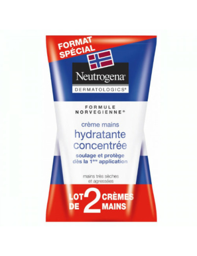Creme Mains Hydratante Concentree 2x50ml Neutrogena