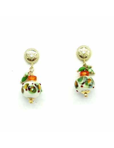 Boucles d'oreilles Jardin Secret