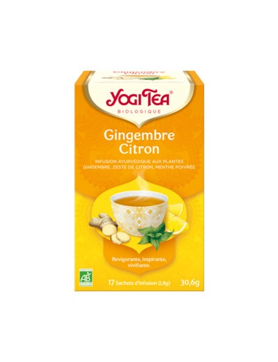 YOGI TEA GINGEMBRE CITRON