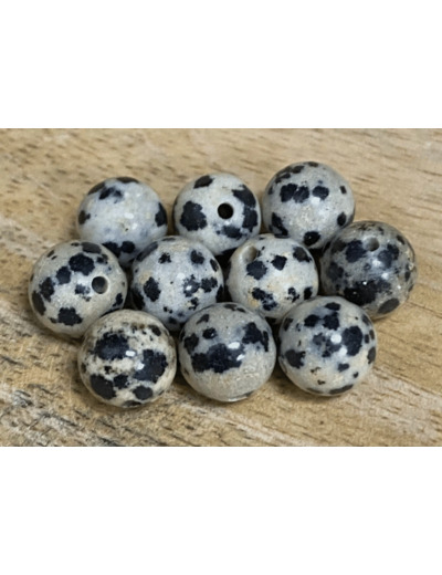 PERLE JASPE DALMATIEN