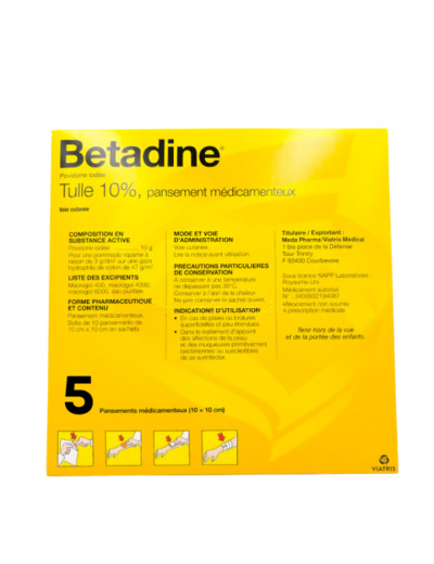 BETADINE 5 TULLES 1010