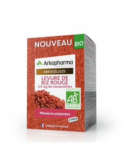 Levure De Riz Rouge 60 gélules Arkogélules Arkopharma