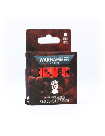 CHAOS SPACE MARINES : RED CORSAIRS DICE