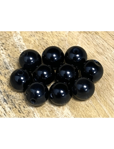 PERLE OBSIDIENNE OEIL CELESTE