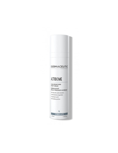 Crème de nuit peau à tendance acnéique 40ml Actibiome Stimuler Dermaceutic