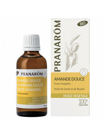 Pranarôm Huile Végétale d'Amande Douce Bio 50 ml