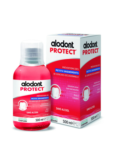 Bain de bouche 500ml Alodont Protect Petits saignements gencive Alodont Care