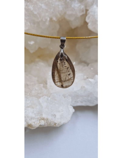 Pendentif quartz rutile sans cable olpa2482/2483