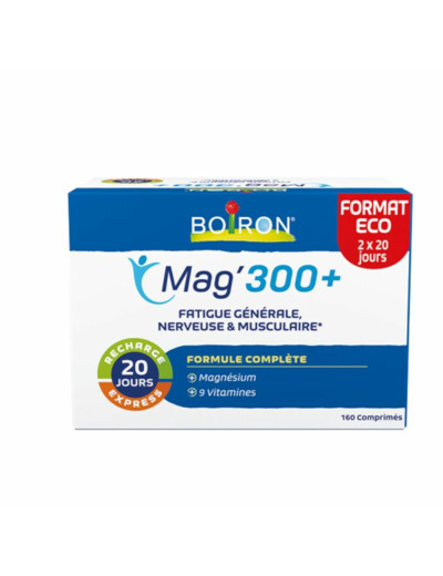 Magnesium 300+ 160 Comprimes Complements Boiron