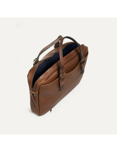 Bleu de Chauffe Sac Business Folder Brun Ambré