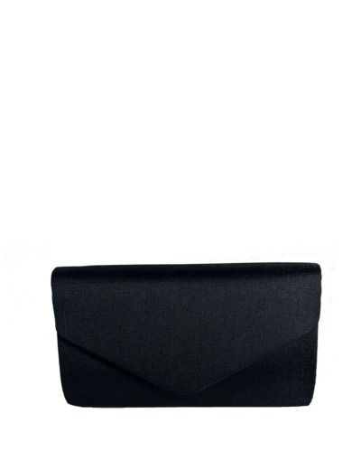 Farfouillette Pochette De Mariage A Rabat Brillante Noir